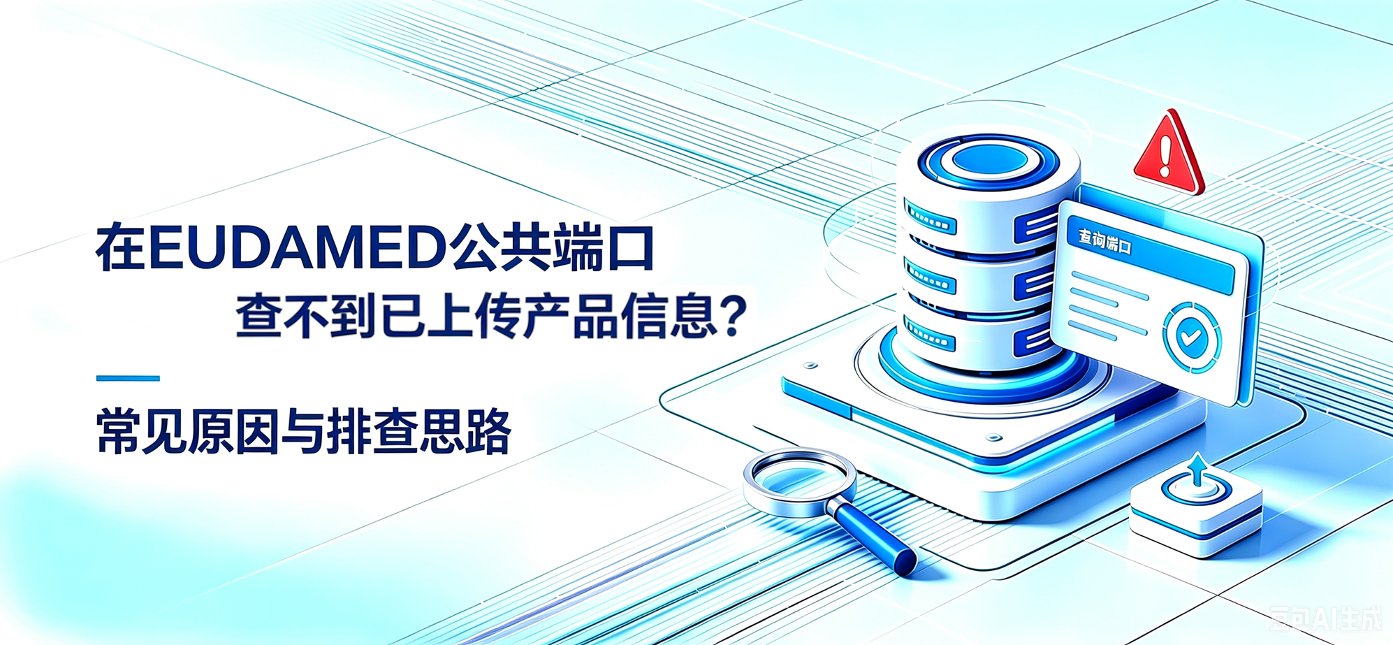 EUDAMED困扰---公共端口查询不到已上传产品信息